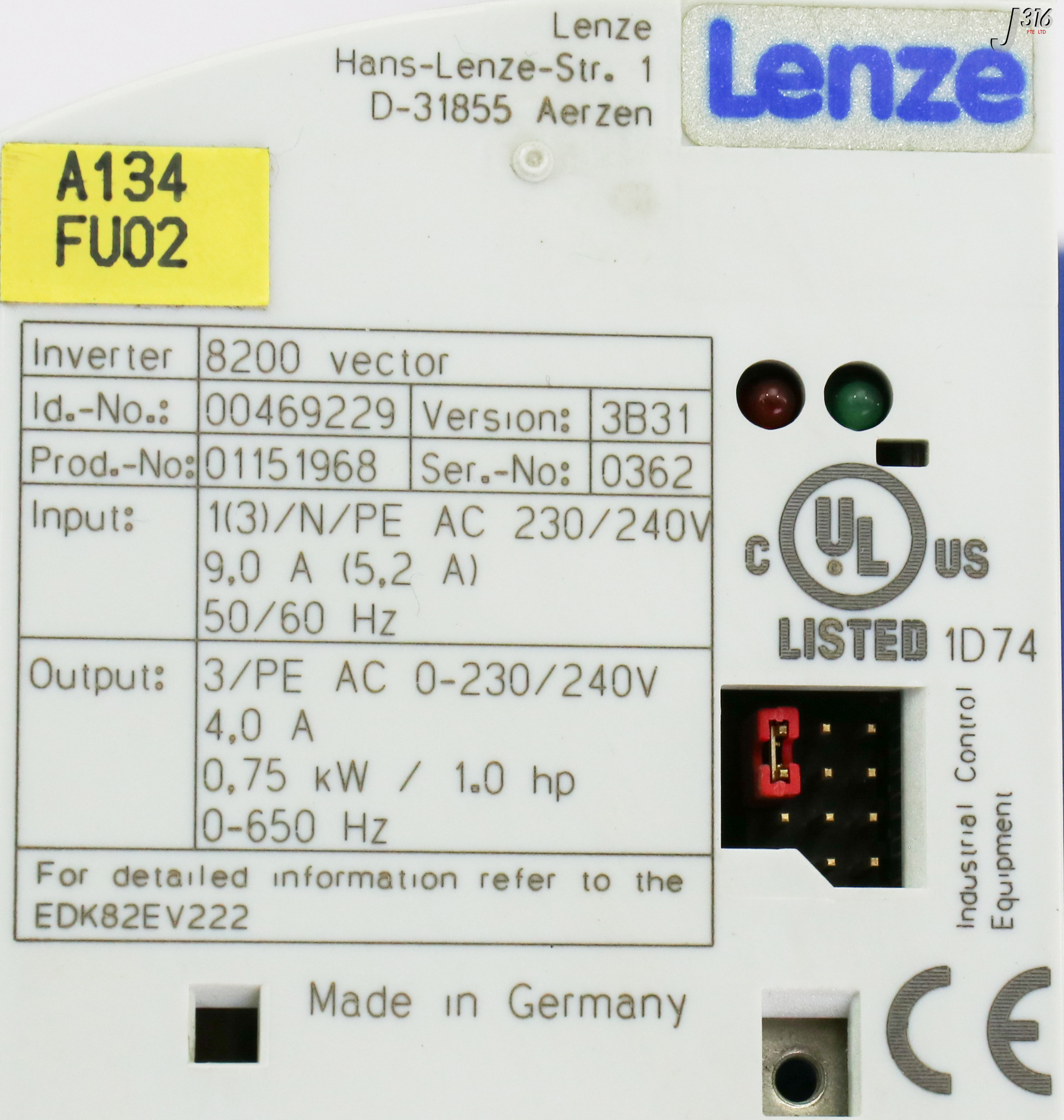 Lenze 8200 vector схема подключения